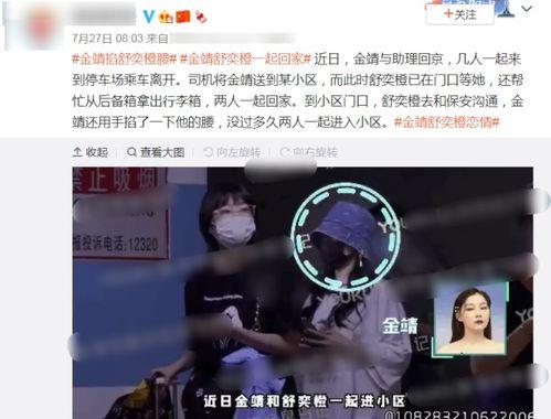 爆料金靖恋情视频大全,盘点甜蜜瞬间，揭秘明星甜蜜爱情故事